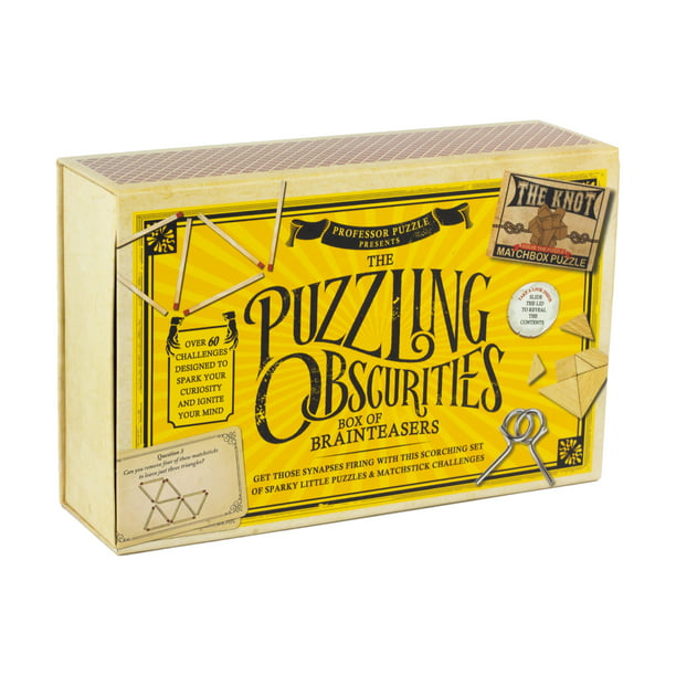 Professor Puzzle Puzzling Obscurities Box of Brainteasers